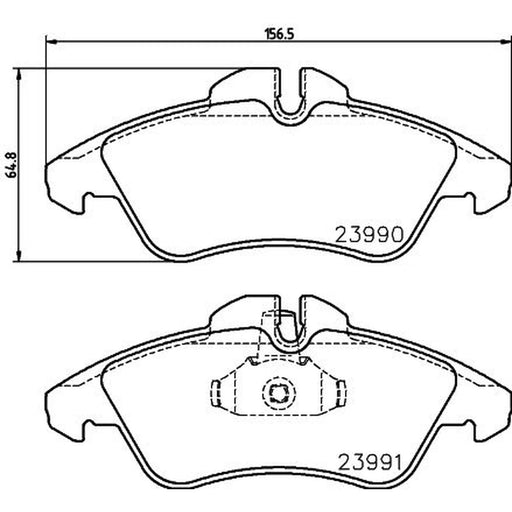 DON Front Brake Pad Set PCP1644