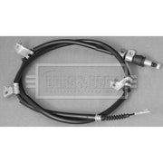 Borg & Beck Handbrake Cable Left Rear BKB3105