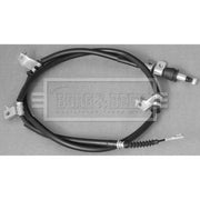 Borg & Beck Handbrake Cable Left Rear BKB3105