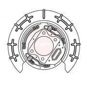 Apec Brake Disc Splash Guard Rear Right ASG1134
