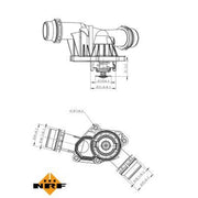 NRF Thermostat,Coolant 725044