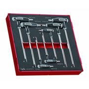 Teng Tools T-Handle TX Key Set FOAM2 7 Pieces
