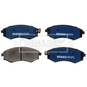 Borg & Beck 4 x Front Brake Pad Set BBP1658