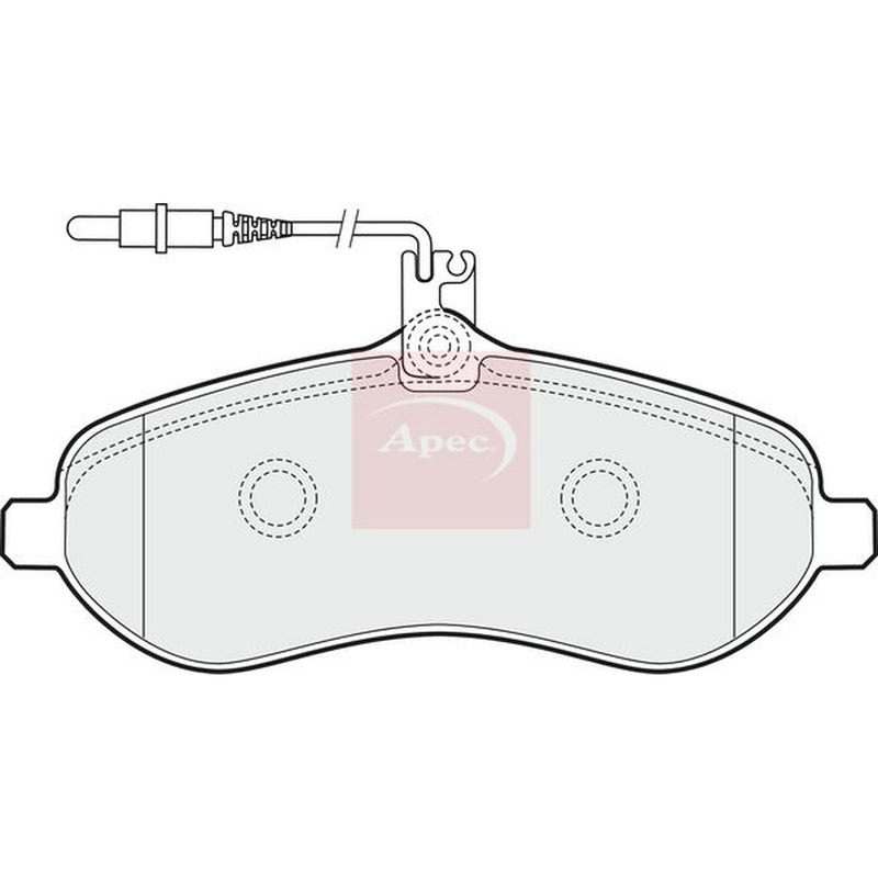 Apec Front Brake Pad Set PAD1539