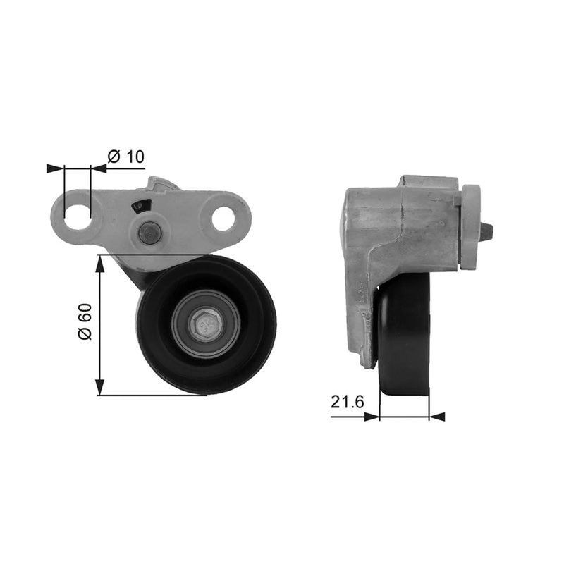 Gates Auxiliary Belt Tensioner T38159