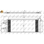 NRF Air Conditioning Condenser 35894