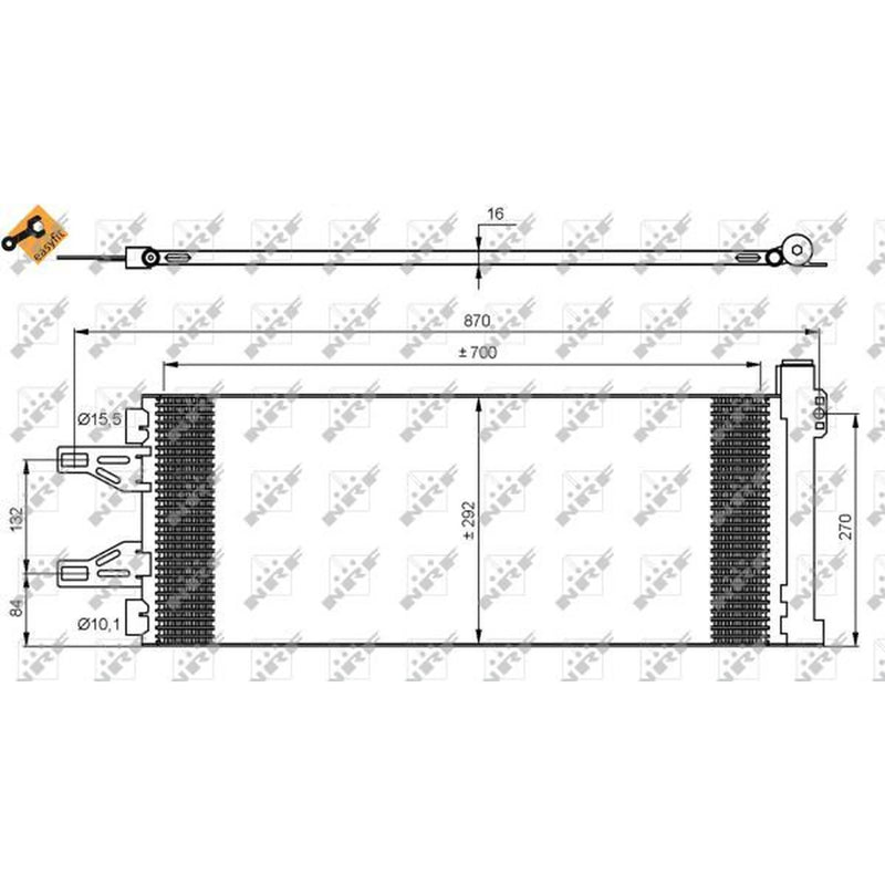 NRF Air Conditioning Condenser 35894