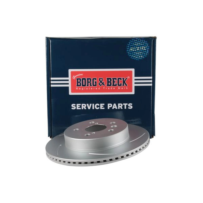 Borg & Beck 2 x Vented Rear Brake Discs BBD6297S