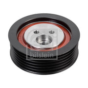 Febi V-Ribbed Belt Tensioner Pulley 75mm OD Wide Plastic 09785
