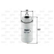 Valeo Fuel Filter Element 587739