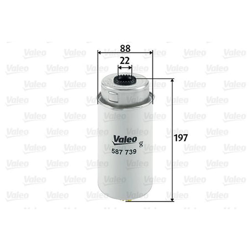 Valeo Fuel Filter Element 587739