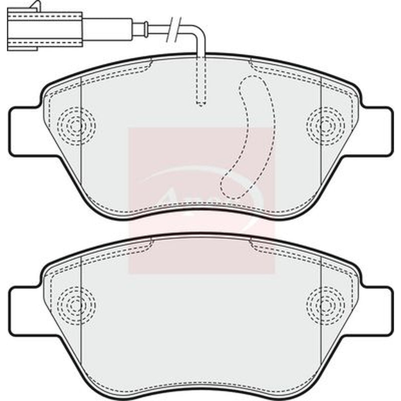 Apec Front Brake Pad Set PAD1549