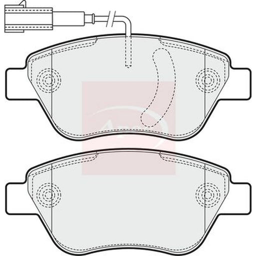 Apec Front Brake Pad Set PAD1549