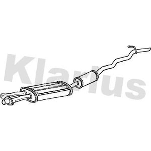 Klarius Box With Tail Pipe Rear FE662K
