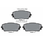 Textar Front Brake Pad Set 2536501