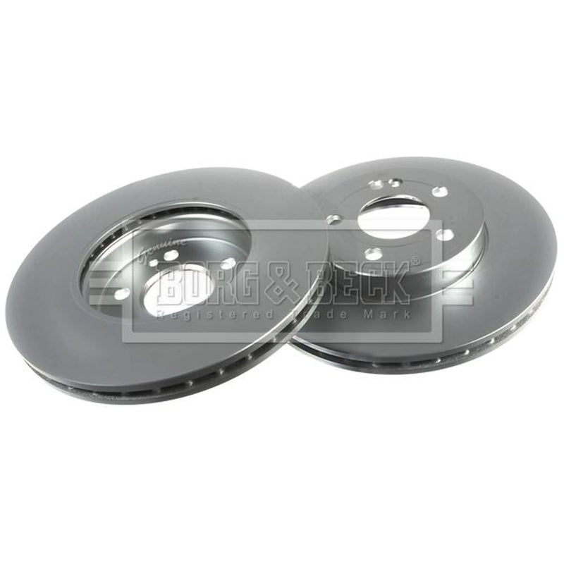 Borg & Beck 2 x Vented Front Brake Discs BBD5621