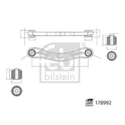 Febi Control/Trailing Arm Right 178992
