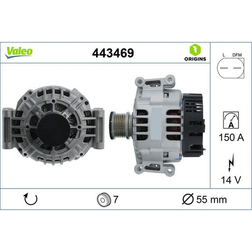Valeo Car Alternator 12V 443469