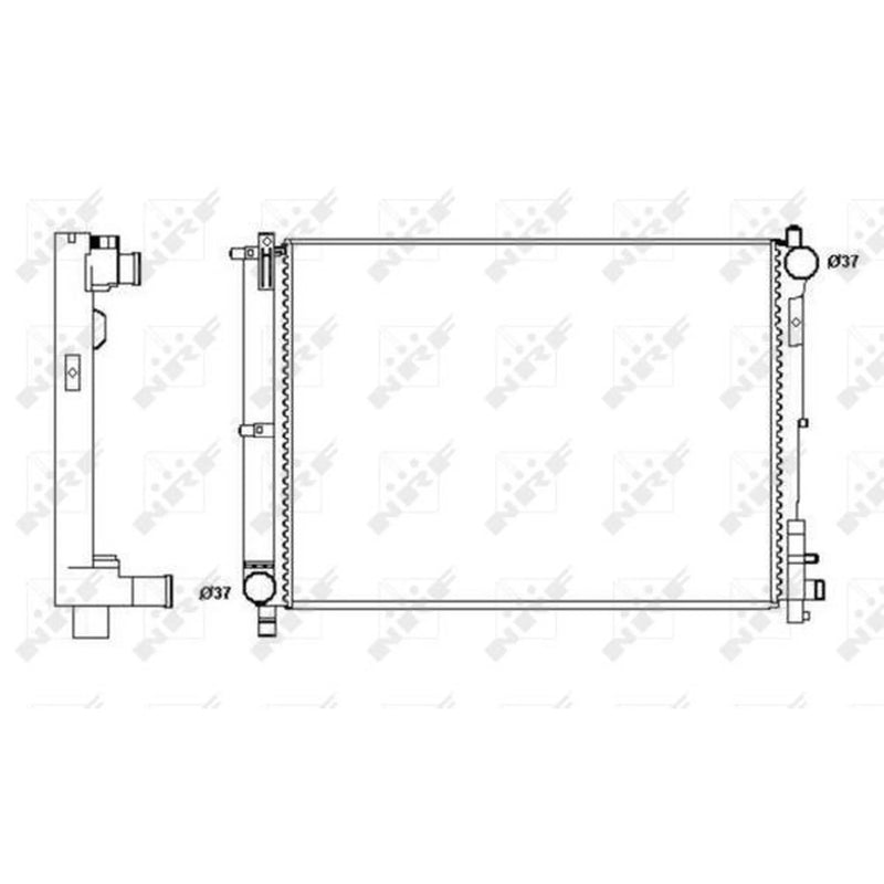 NRF Engine Radiator 58263A