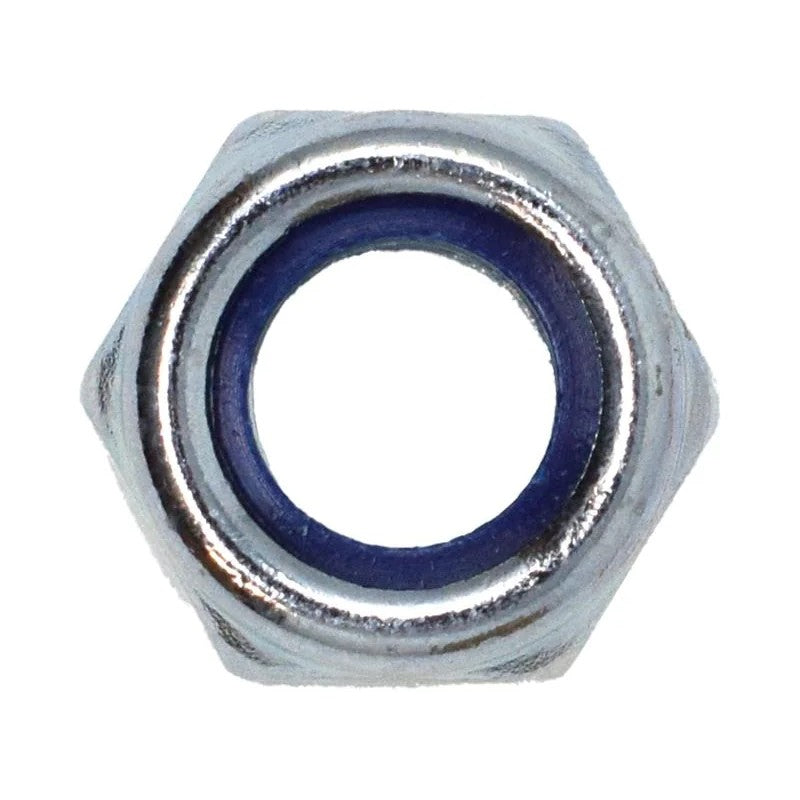 METALMATE® Type P Nylon Insert Nut ZP M8 (Box 100) - MEMNYLOCP08