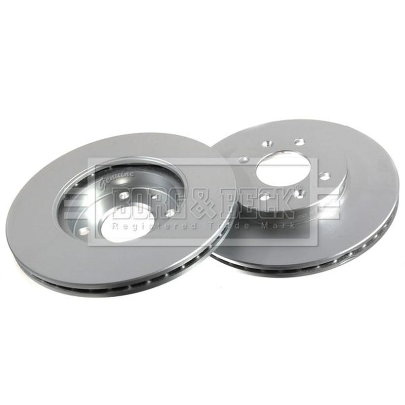 Borg & Beck 2 x Vented Front Brake Discs BBD5528