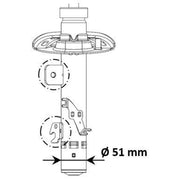 KYB Shock Absorber Damper Strut Front Right 3338055