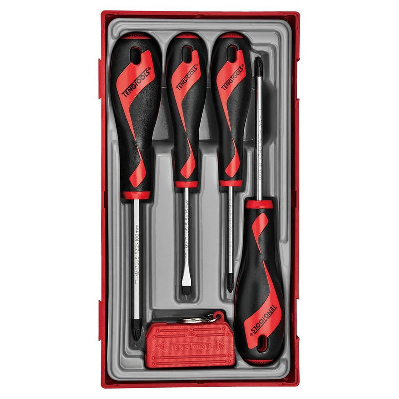 Teng Tools Screwdriver Set TT1 5 Pieces with Magnetic Charger