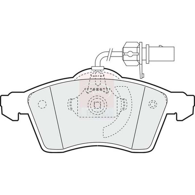 Apec Front Brake Pad Set PD3163