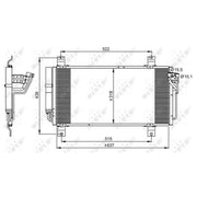 NRF Air Conditioning Condenser 35949