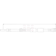 Apec Brake Hydraulic Hose Line Front HOS4162