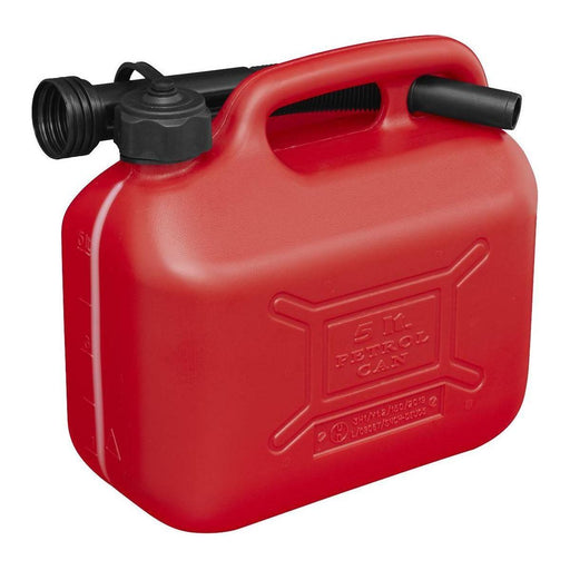 Sealey Fuel Can 5L Red JC5R Sealey  - Town Parts