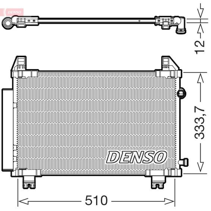 Denso Air Conditioning Condenser DCN50062
