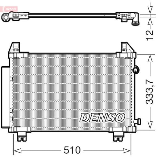 Denso Air Conditioning Condenser DCN50062