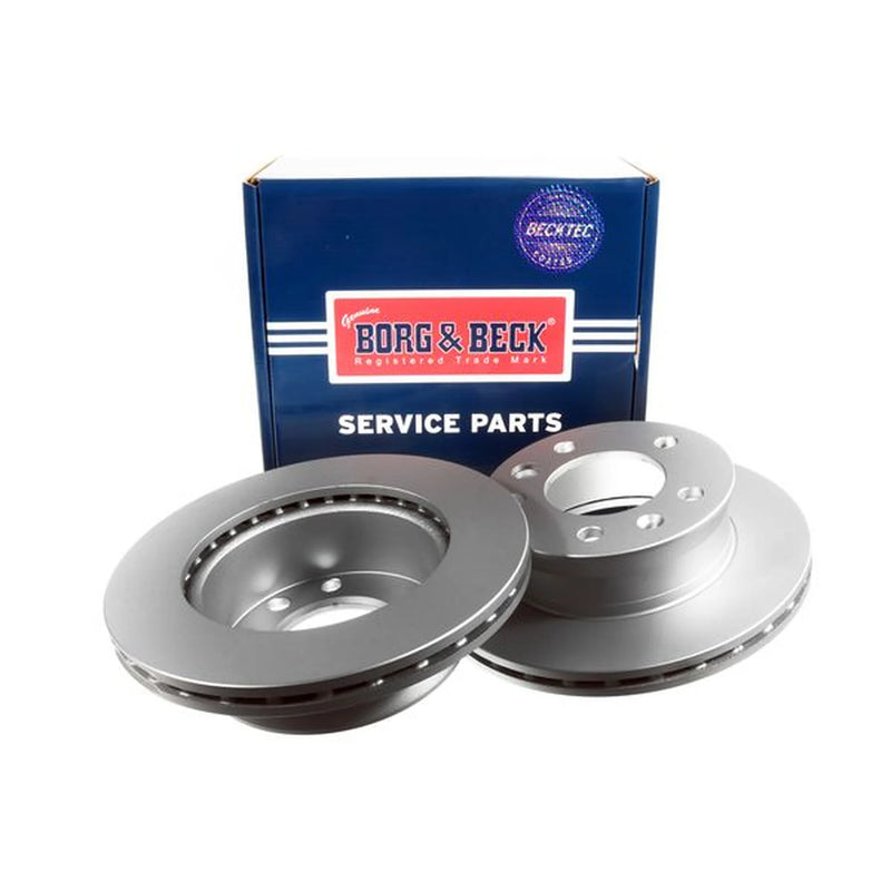 Borg & Beck 2 x Vented Front Brake Discs BBD5134
