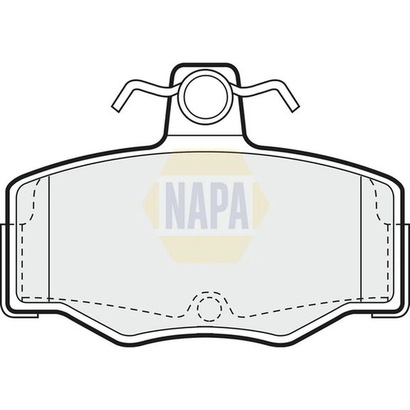 NAPA Rear Brake Pad Set NBP1027