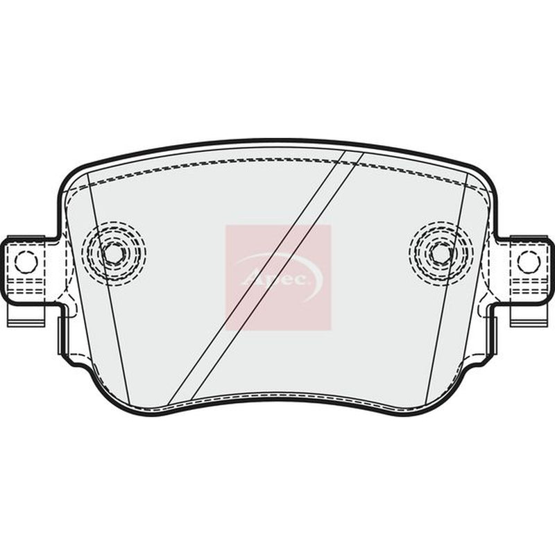 Apec Rear Brake Pad Set PAD1961