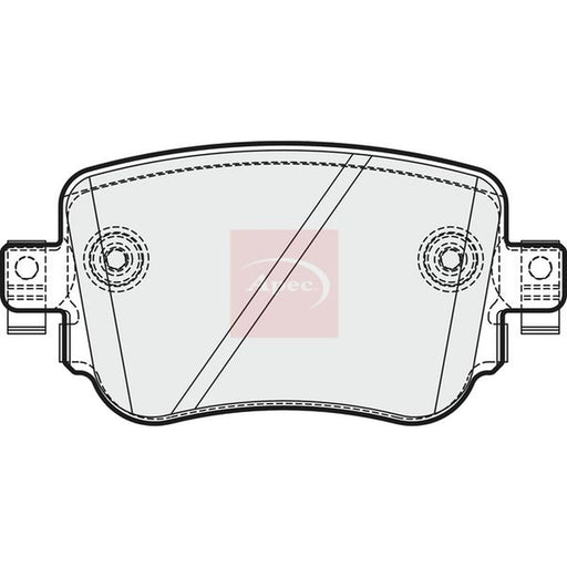 Apec Rear Brake Pad Set PAD1961