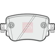 Apec Rear Brake Pad Set PAD1961