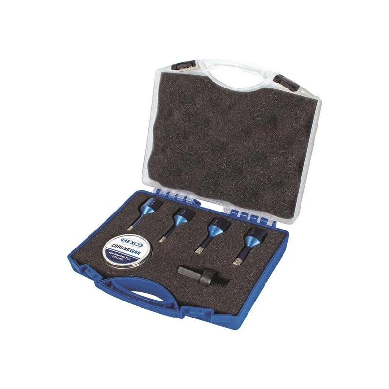 MEXCO XCEL Grade Diamond Tile Drill Bit Set (6-10mm) - TDXCELKIT4