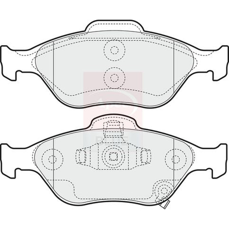 Apec Front Brake Pad Set PD3217