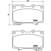 Brembo 4 x Front Brake Pad Set P83048