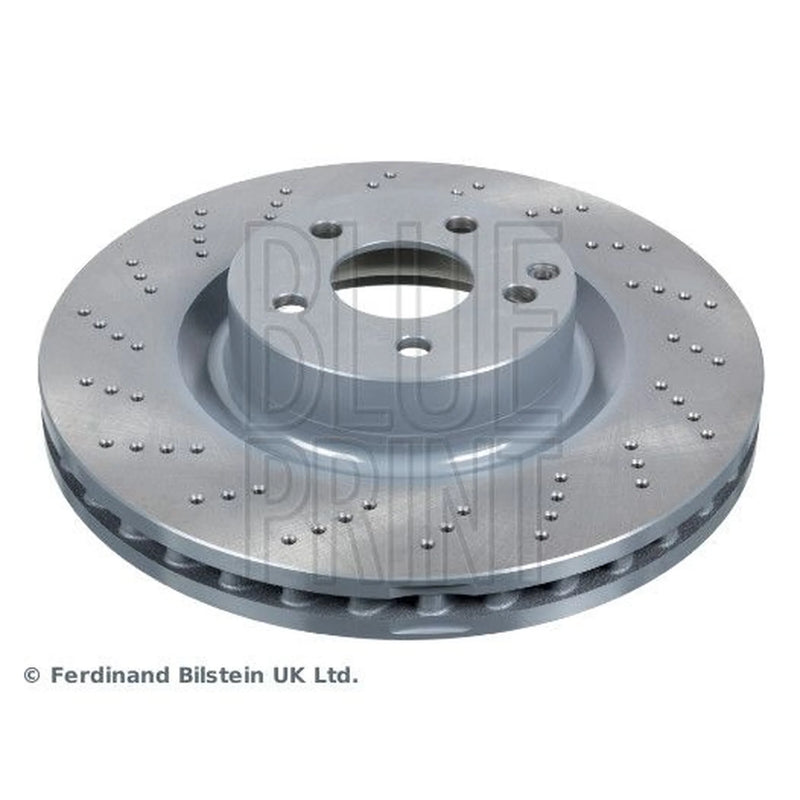 Blue Print 2 x Perforated/Vented Front Brake Discs ADU174363