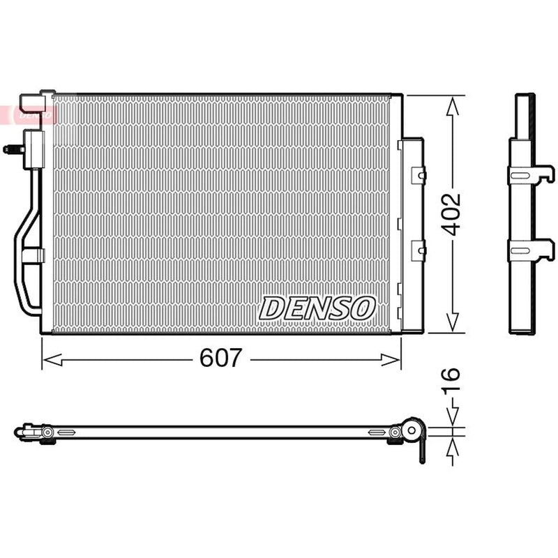 Denso Air Conditioning Condenser DCN15008