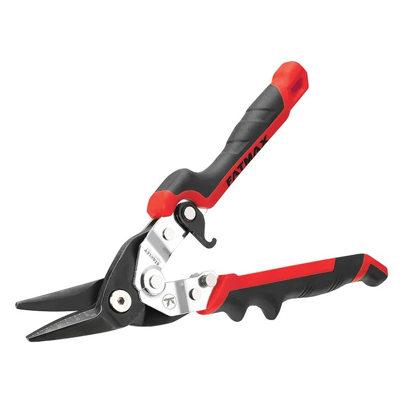 STANLEY® Hand Tools FatMax® Red Ergo Aviation Snips Left Cut 250mm (10in)