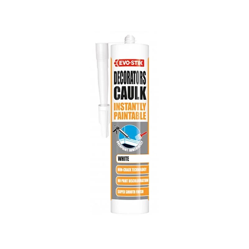 Evo-Stik Decorators Caulk Instantly Paintable White 310ml - 30610007