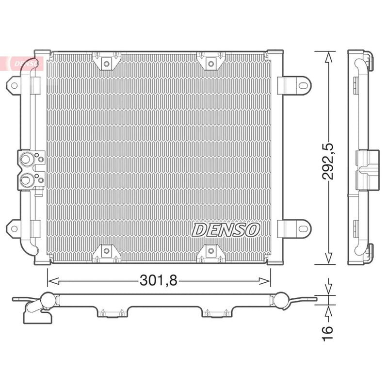 Denso Air Conditioning Condenser DCN02028