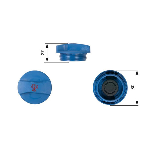 Gates Coolant Expansion Tank Cap RC211