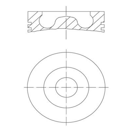 Mahle Piston Cylinder Bore = 86mm 015 96 01