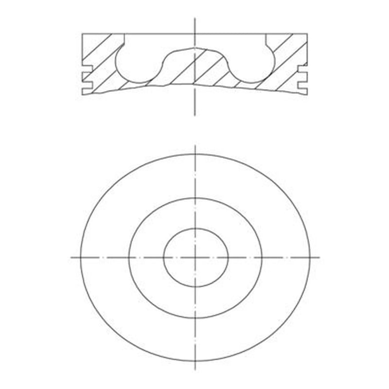 Mahle Piston Cylinder Bore = 103mm 037 PI 00145 001