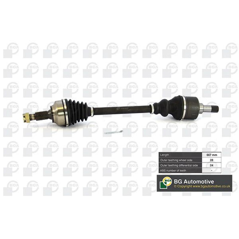BGA CV Drive Shaft Driveshaft Front Left DS6736L